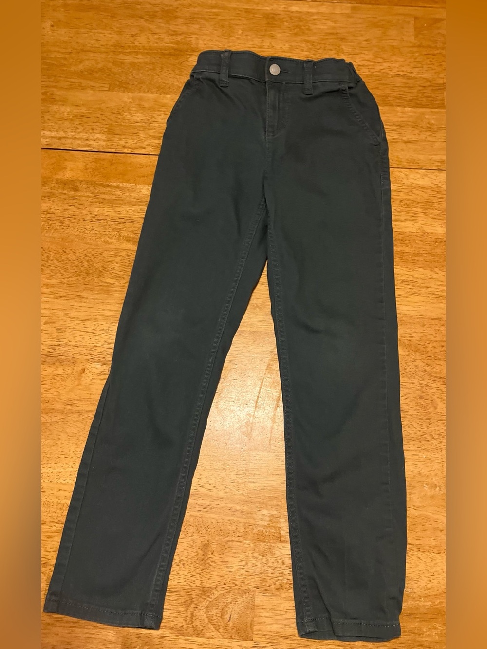 Levi's Kids 502 Regular Taper Fit Pants Dark Green Chino Twill Boy's Size 10 Reg